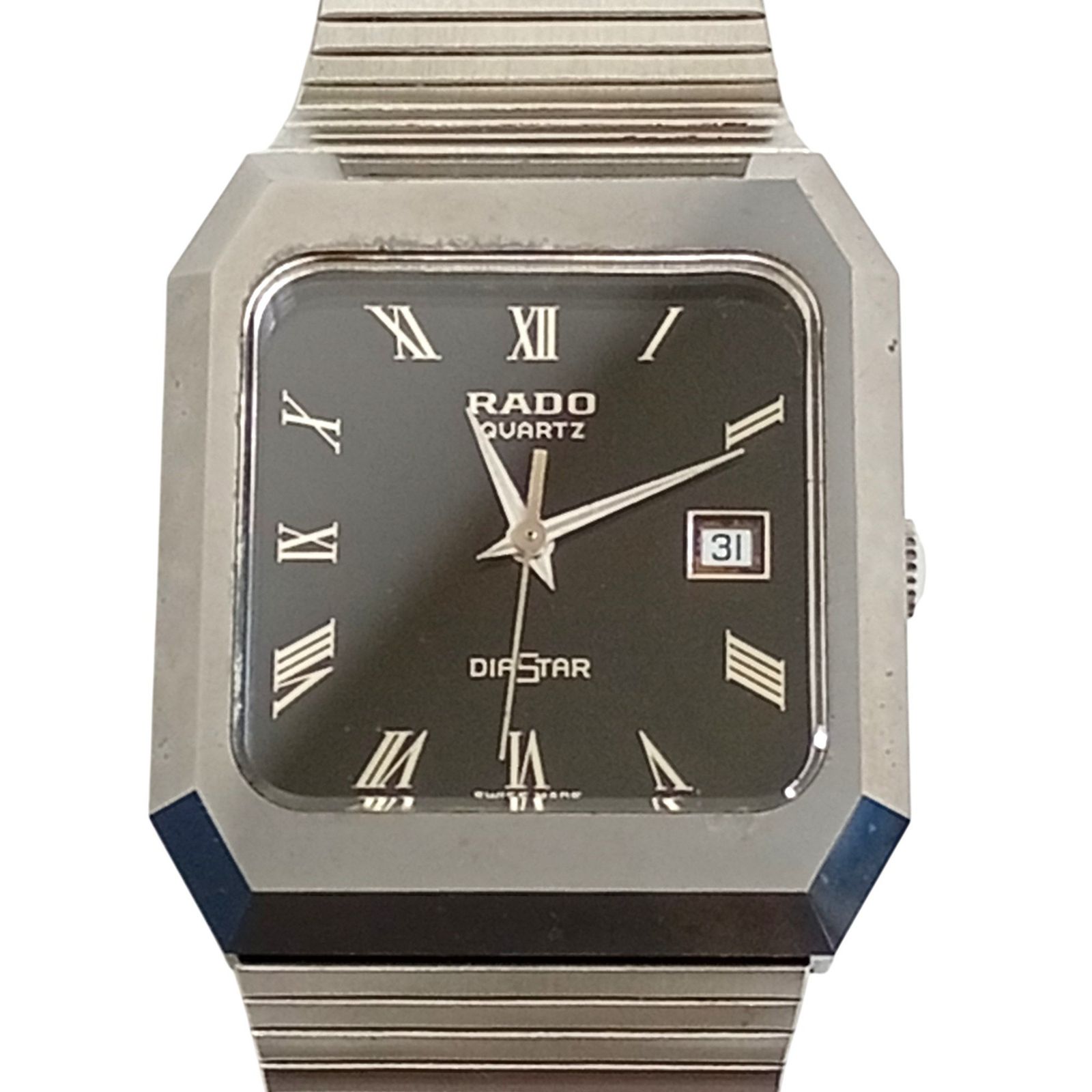 RADO ラドー 105.0116.3 ダイアスター DIASTAR デイト クォーツ 黒文字  