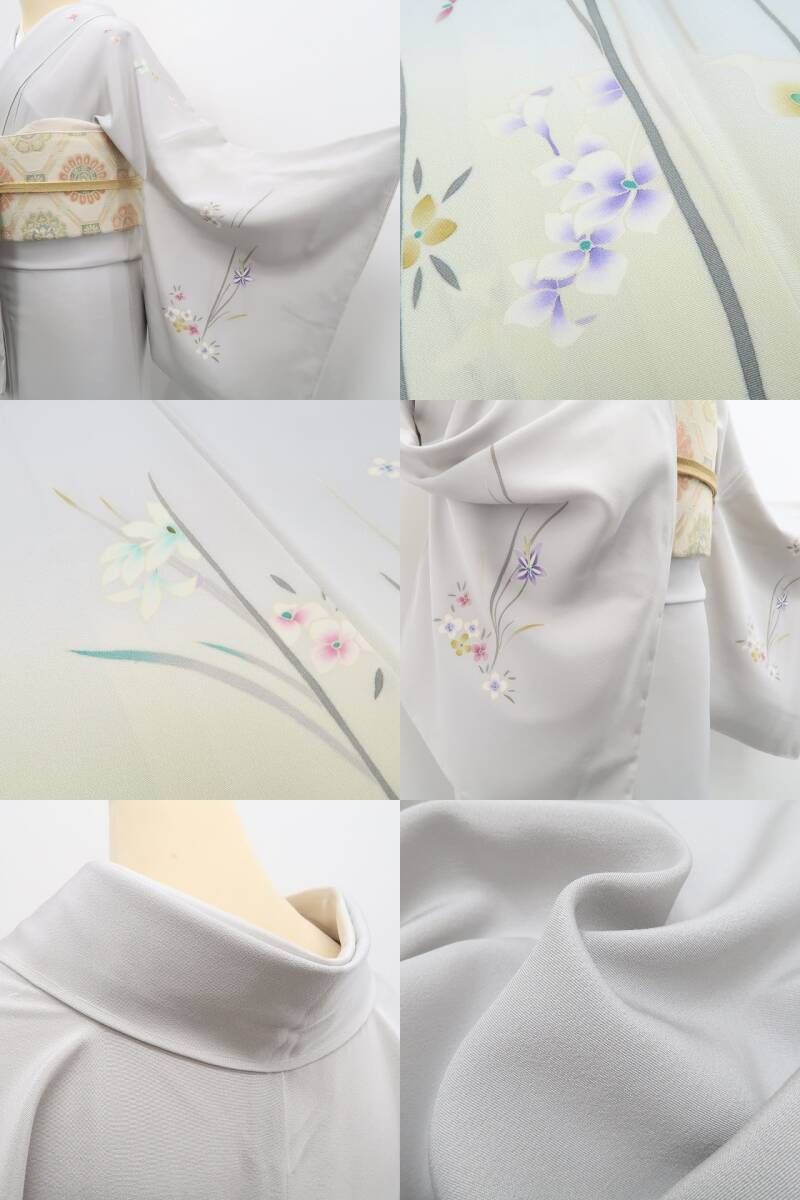 正絹 仕付け糸付