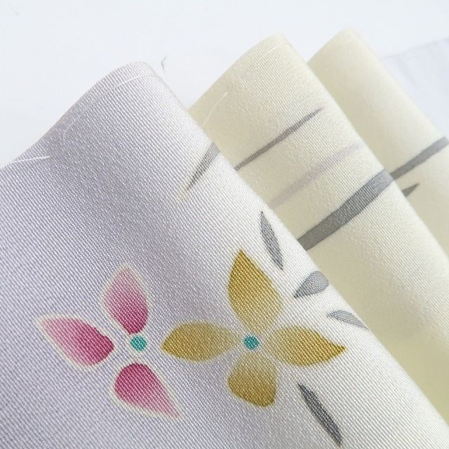 ❁tomihisa❁未着用 本加賀友禅 松島由美 落款 着物 正絹 仕付け糸付 清らかな気品を咲かせる の美しき佇まい 訪問着 6774