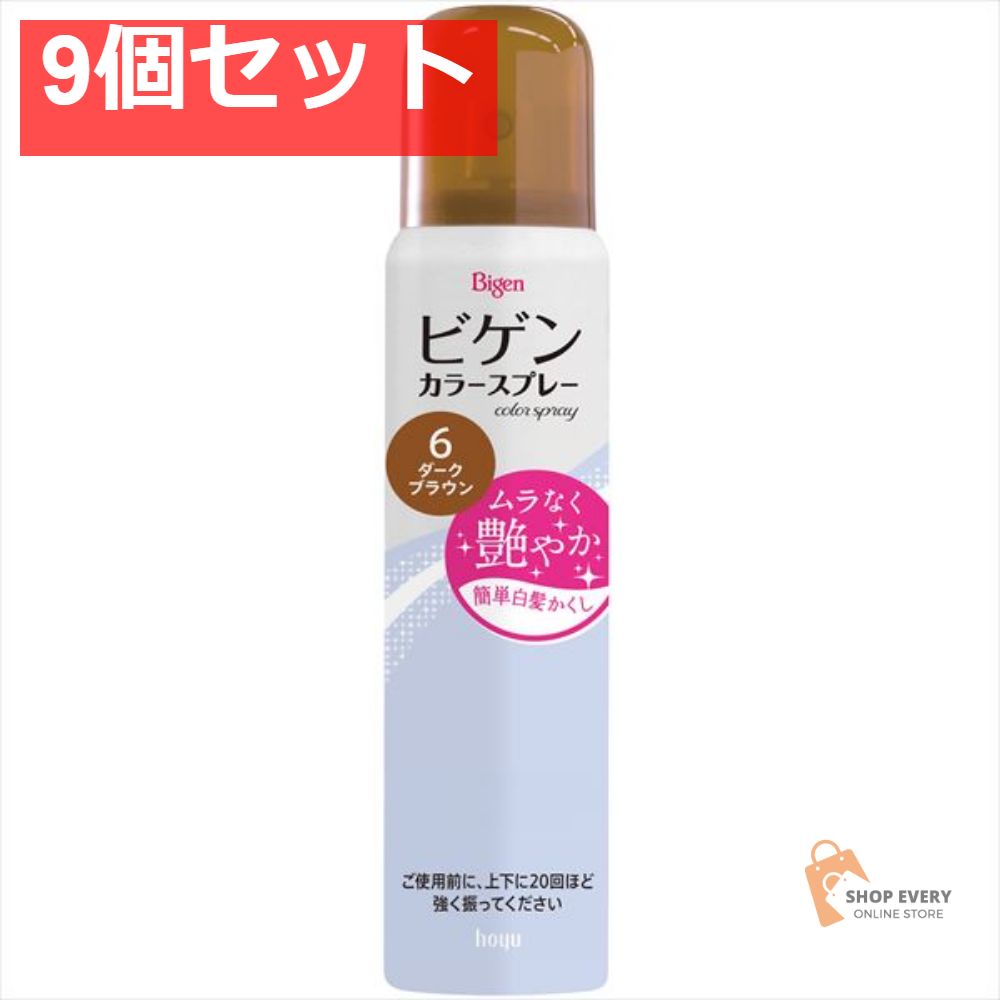 ビゲンカラースプレー 82g 6 9個セット まとめ売り