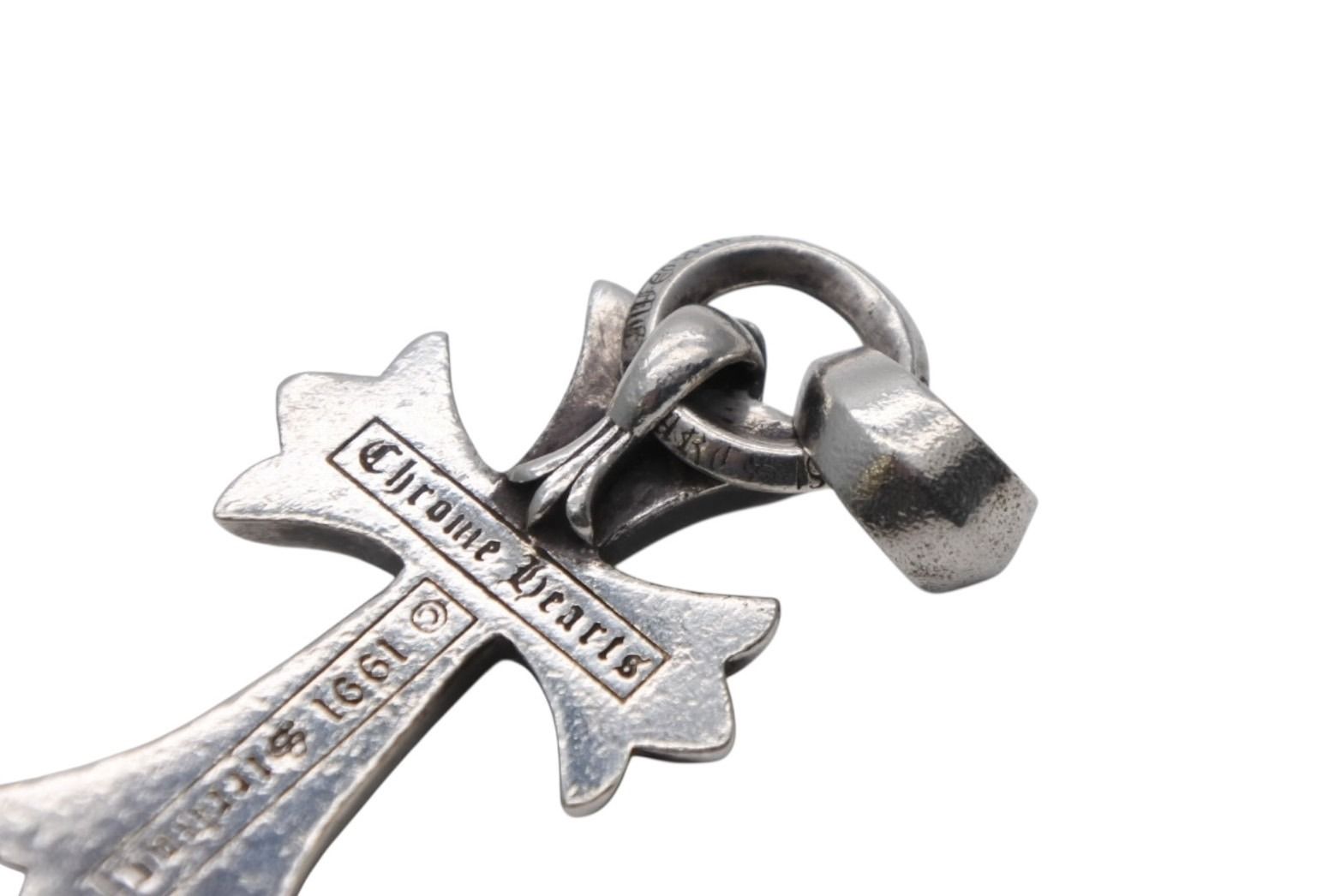 CHROME HEARTS クロムハーツ スモールCHクロス ベイル ペンダント