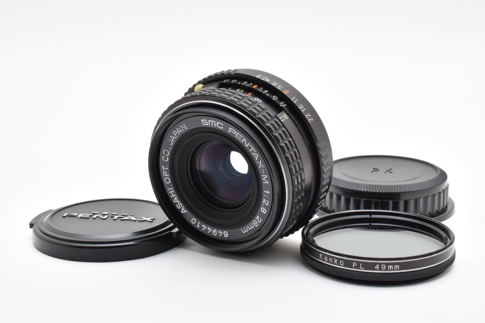 ペンタックス単焦点レンズ M SMC 28mm F2.8 整備＆テスト済】SMC PENTAX-M