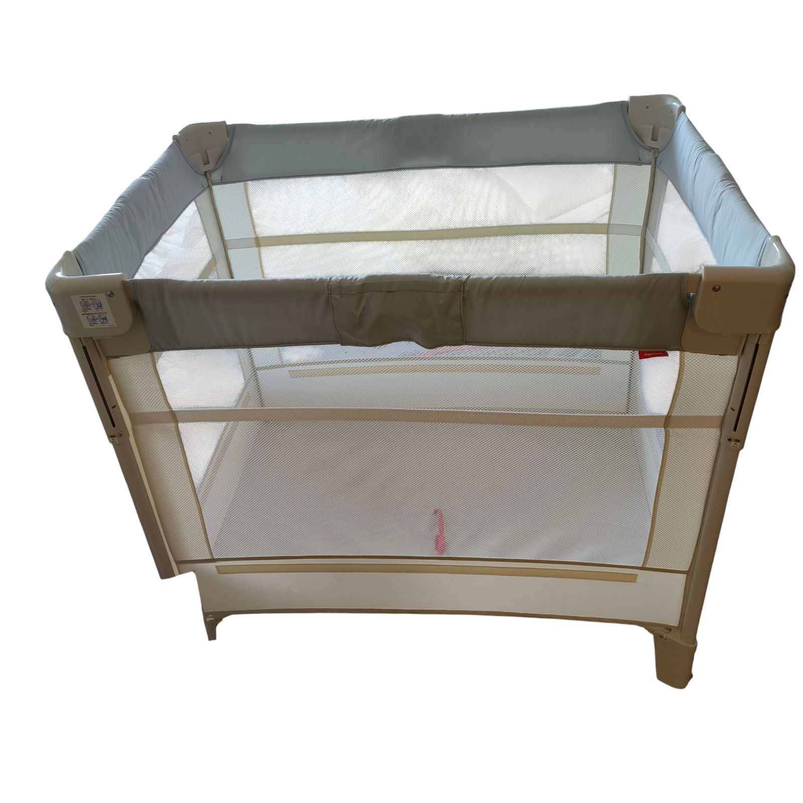 【メルカリ市値下】Apricaベビーベッドココネルエアープラスホワイトベージュ アップリカ ココネルエアー ベビーベッド AB COCONEL Aprica