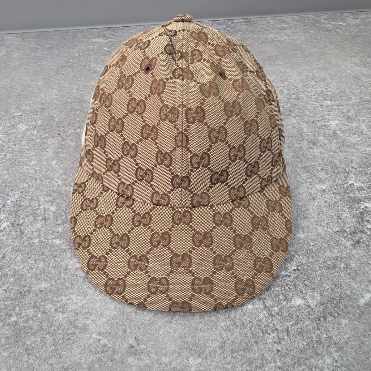 GUCCI グッチ ロゴワッペン付き GGキャンバス ベースボールキャップ キャップ 751400 4HA0L ユニセックス ポリエステル