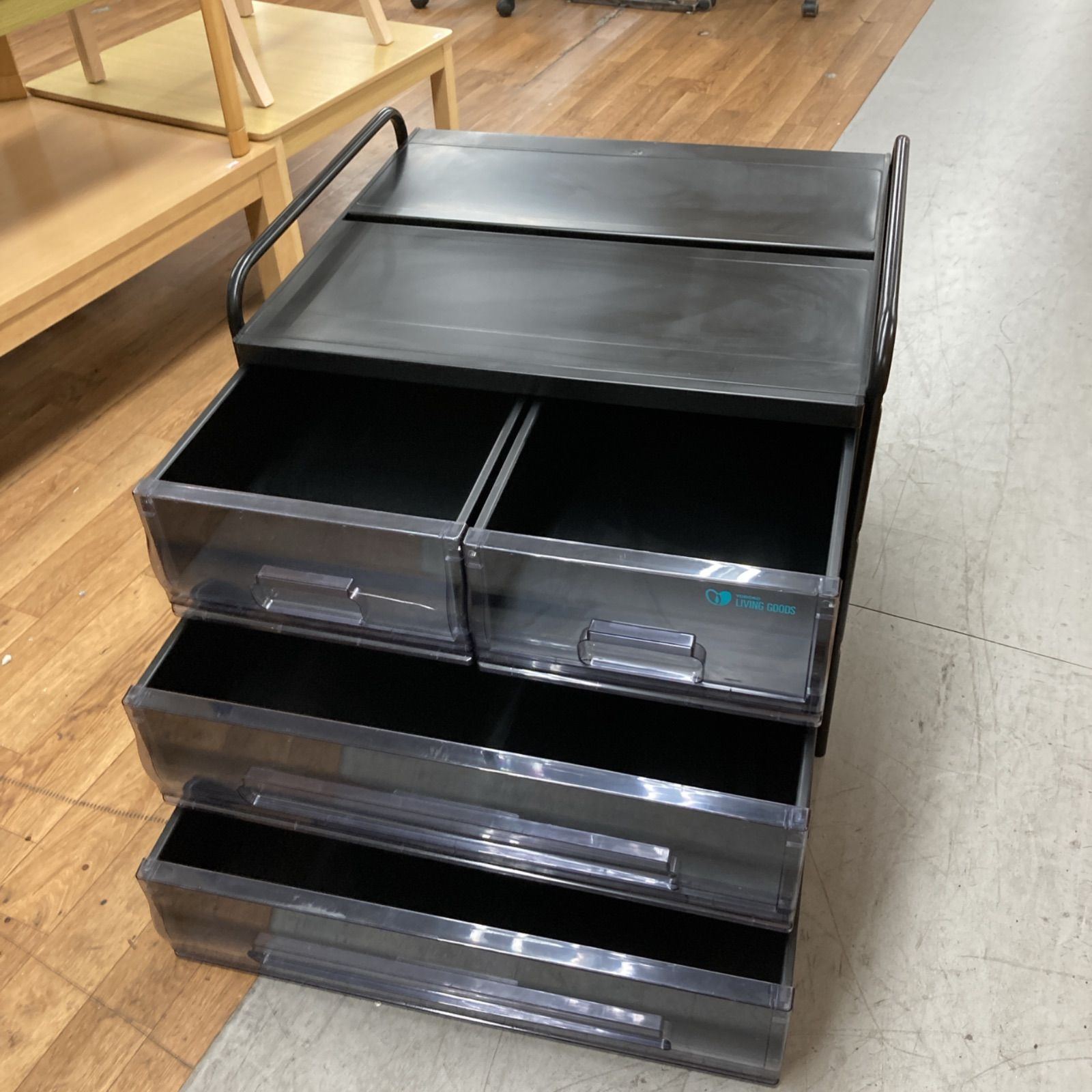S139 ⭐ 淀川製鋼所 ヨドコウ YODOKO 3段引き出しプラケース 幅75cm USED S139 ⭐ 淀川製鋼所 ヨドコウ YODOKO 3段引き出しプラケース 幅75cm
