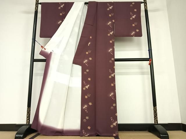 上質な小紋 楓文