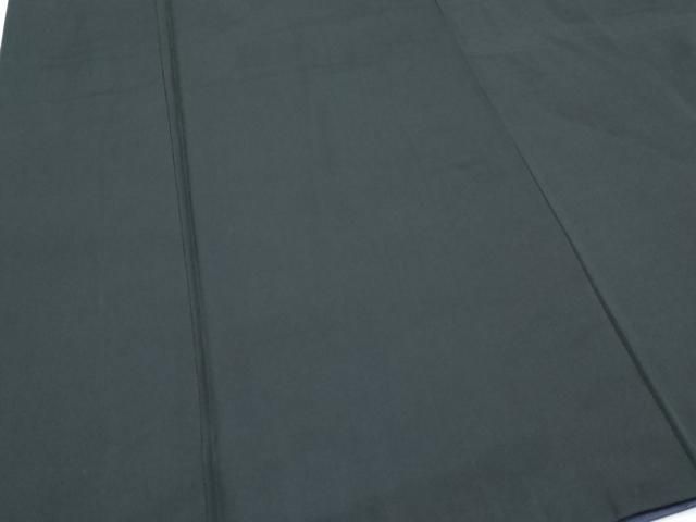 平和屋着物○男性 黒紋付 羽織・長襦袢セット 正絹 逸品 CAAY9593th