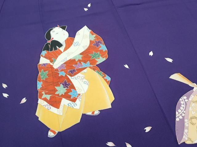 平和屋着物○訪問着 童子遊び 金彩 正絹 逸品 CAAZ8803th - メルカリ