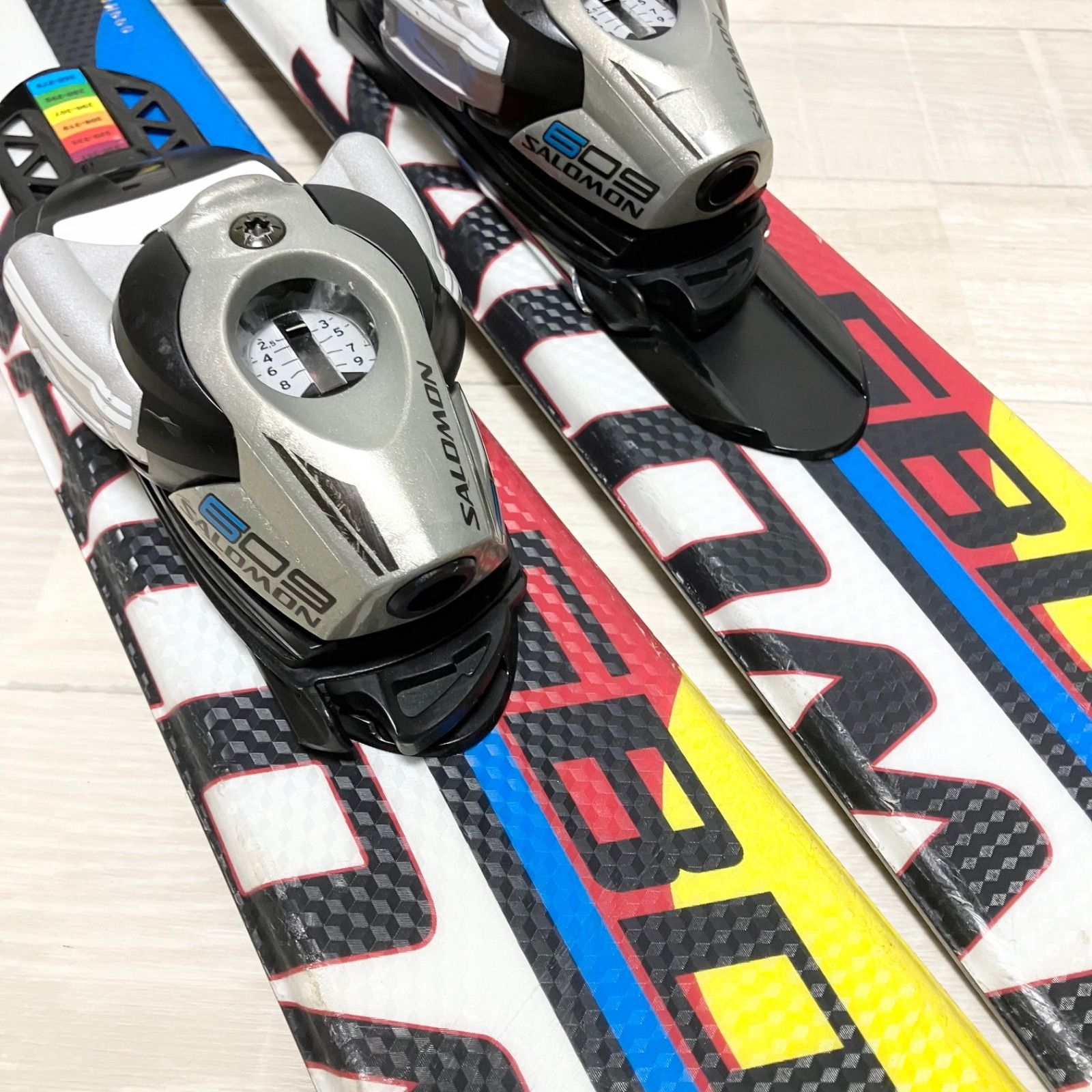 サロモン S-BOARD 99 ショートスキー ビンディング付き 99cm - メルカリ