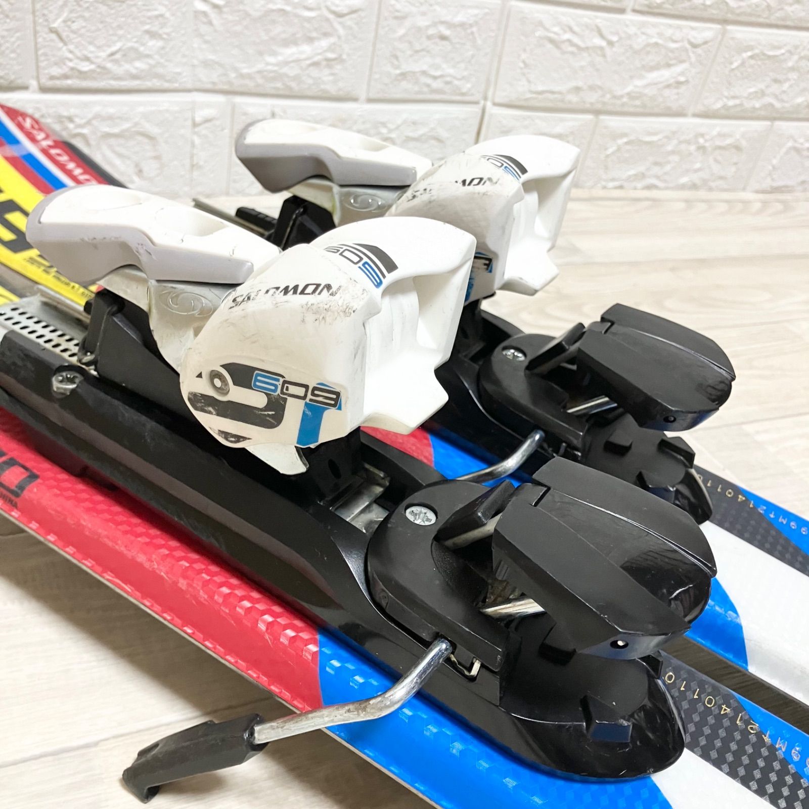 サロモン S-BOARD 99 ショートスキー ビンディング付き 99cm - メルカリ