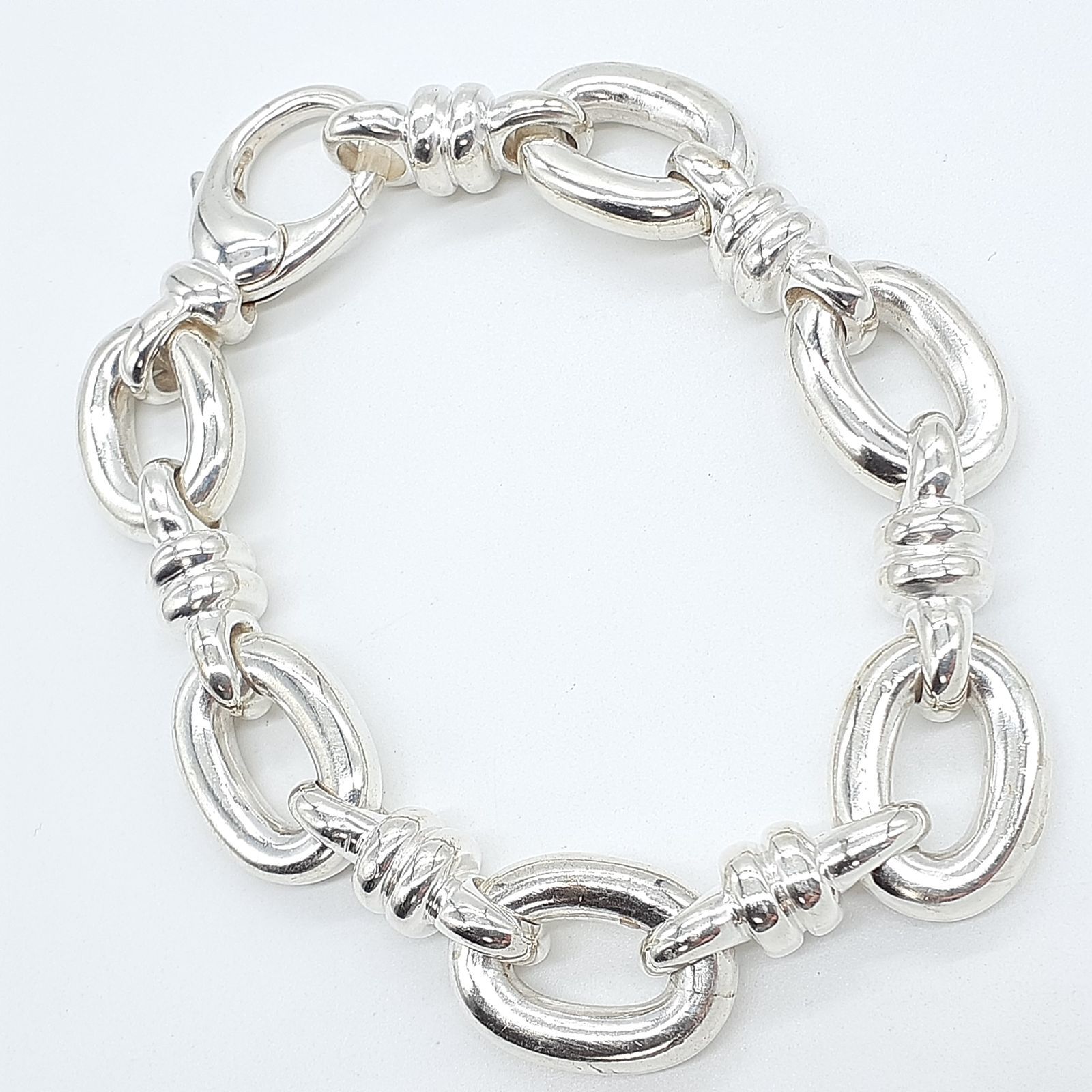 未使用　スタージュエリー　オーバル　ブレスレット　シルバー　925 STAR JEWELRY スタージュエリー ブレスレット シルバー SILVER 925