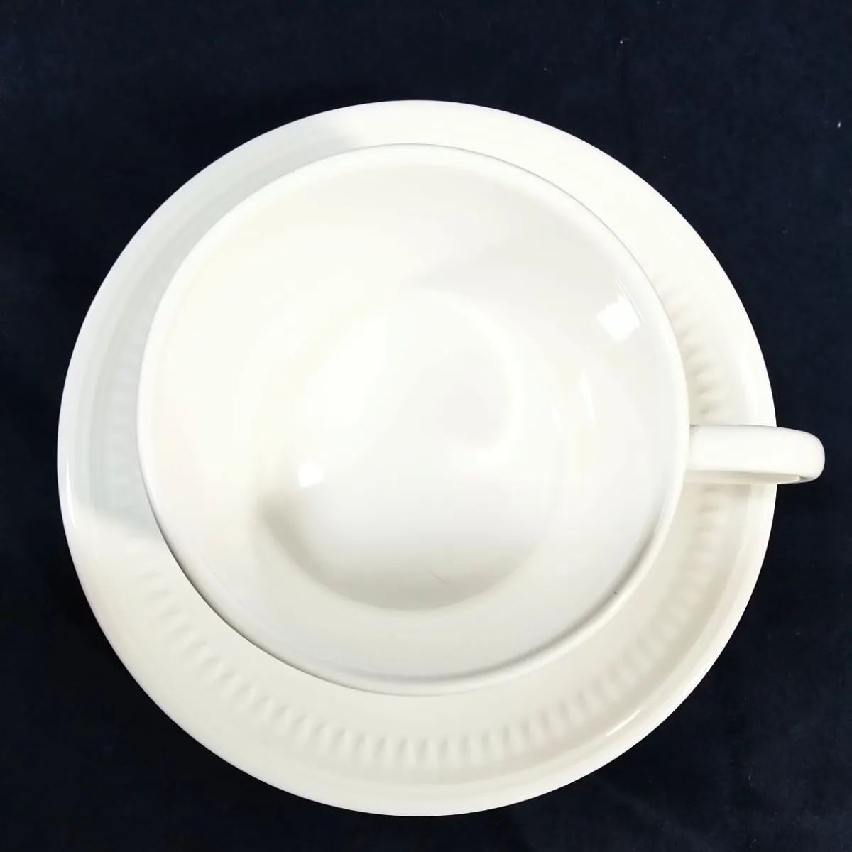 開封済み・未使用】WEDGWOOD コロシアム ペアカップ＆ソーサーセット 
