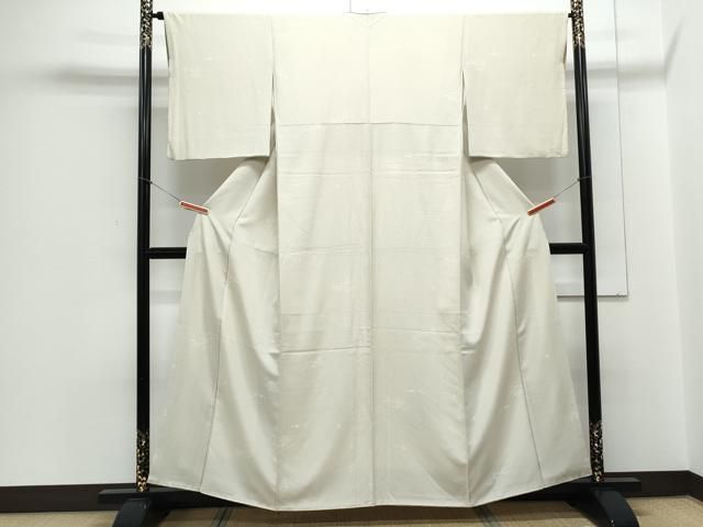 平和屋着物●上質な小紋　溢れ松葉　金彩　三越扱い　正絹　逸品　CAAZ8822th 平和屋着物○上質な小紋 溢れ松葉 金彩 三越扱い 正絹 逸品 CAAZ8822th