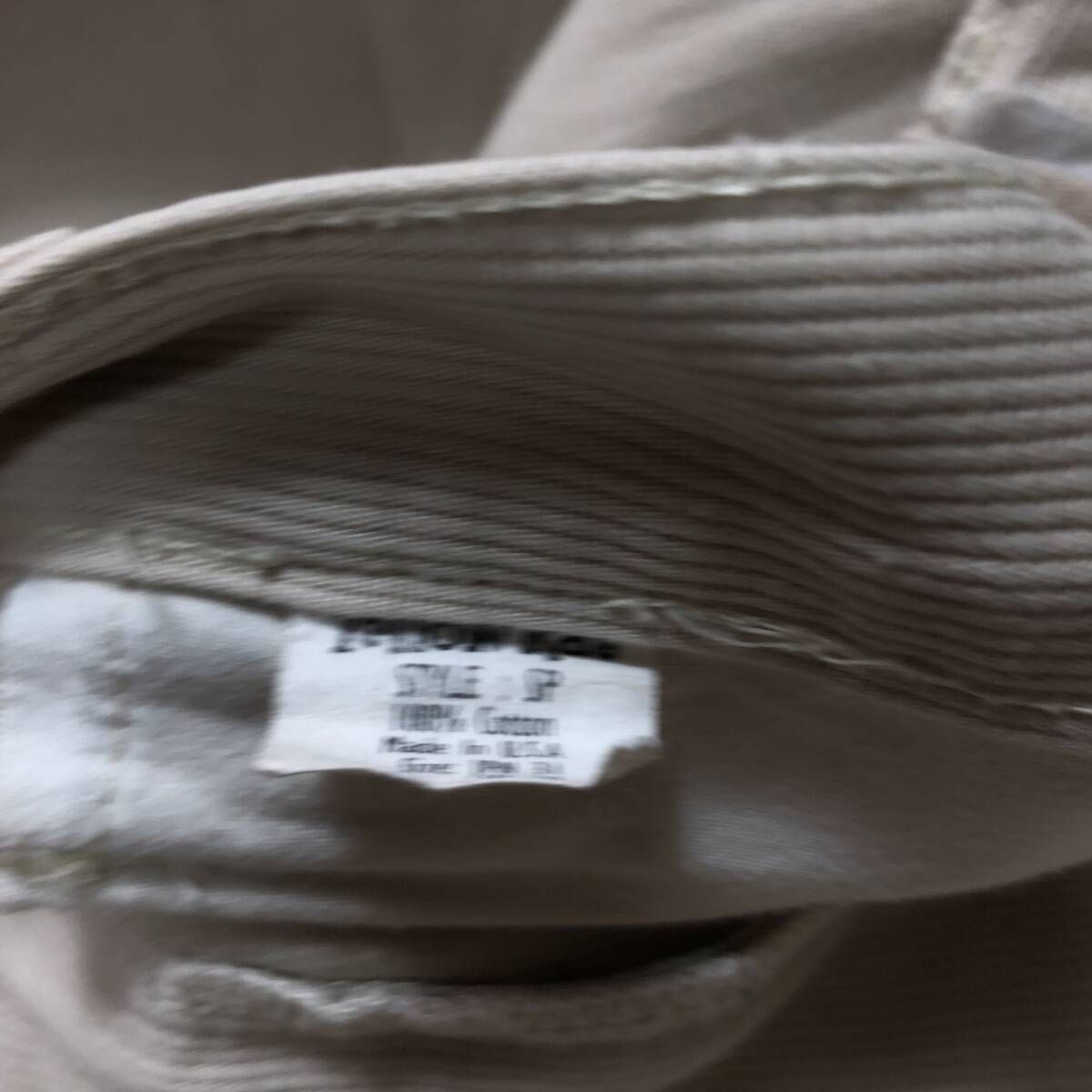 イエローラット　yellowrat ピケパンツ　ノースフェイス GQ3546◇yellowrat：ピケパンツ◇オフホワイト系 ＵＳＡ製 イエロー