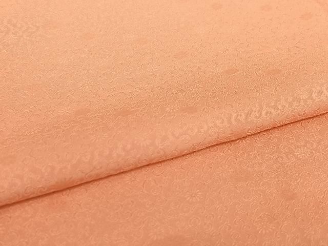 上質な色無地 花唐草地紋