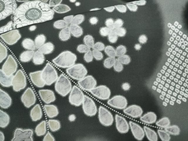 平和屋着物●訪問着　辻が花　大雪輪文　洗える着物　CAAZ2681ut 平和屋着物○訪問着 辻が花 大雪輪文 洗える着物 CAAZ2681ut - メルカリ