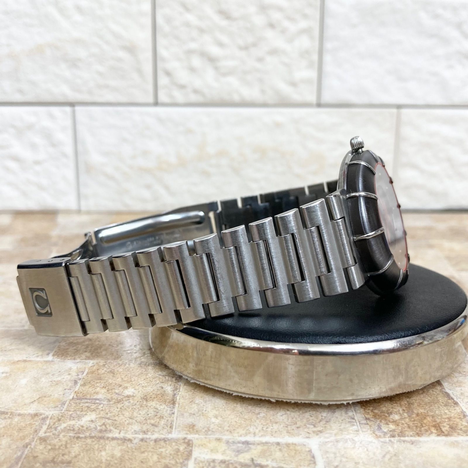 【レア】OMEGA シーマスター ダイナミック アンモナイト 腕時計 レア】OMEGA シーマスター ダイナミック アンモナイト 腕時計 希少 黒