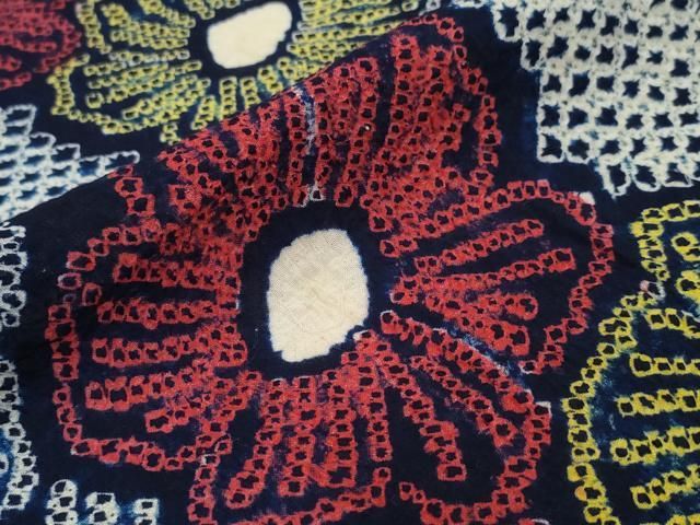 平和屋着物∴夏物　浴衣　有松鳴海絞り　舞花文　逸品　未使用　CAAY4667ng 平和屋着物∴夏物 浴衣 有松鳴海絞り 舞花文 綿 逸品 CAAY4767ng