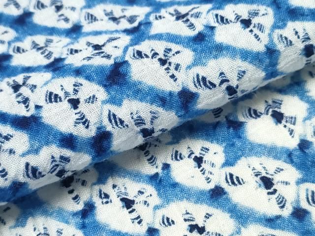 平和屋着物∴夏物 浴衣 有松鳴海絞り 蜘蛛絞り 綿 逸品 CAAY4781ng