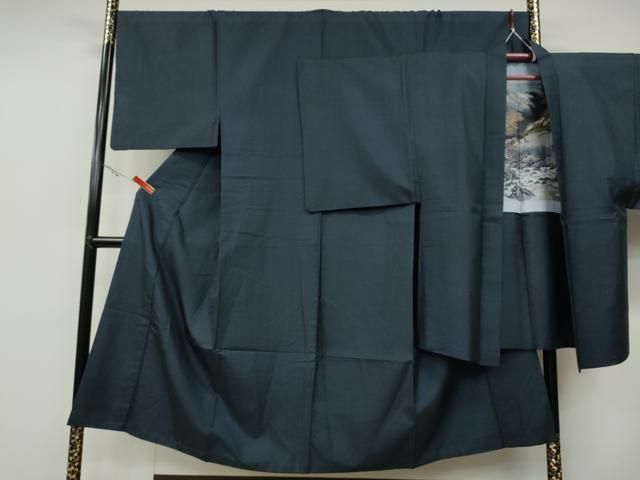 平和屋着物○男性 本場大島紬 アンサンブル 100亀甲 総詰め 正絹 逸品