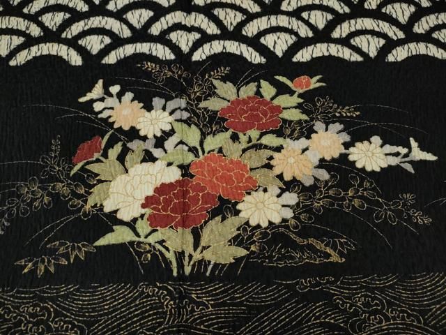 平和屋着物○ファッションブランド CELINE セリーヌ 訪問着 杢目絞り