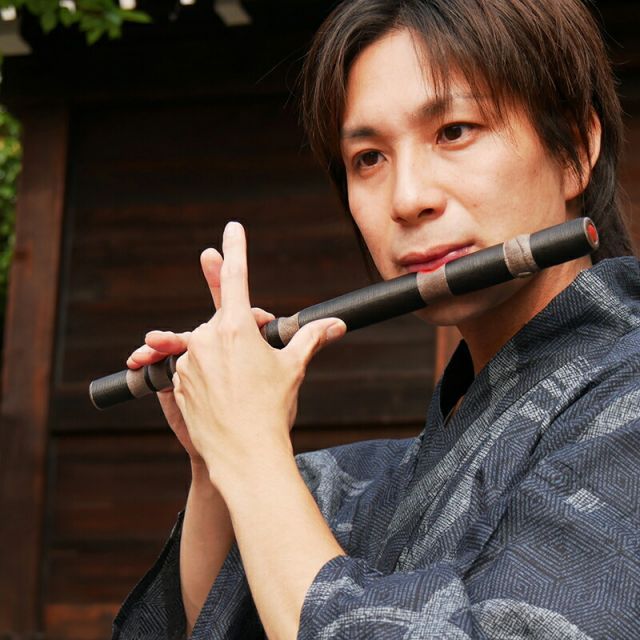 龍笛入門セット 色 指穴 ピッチまで選べる