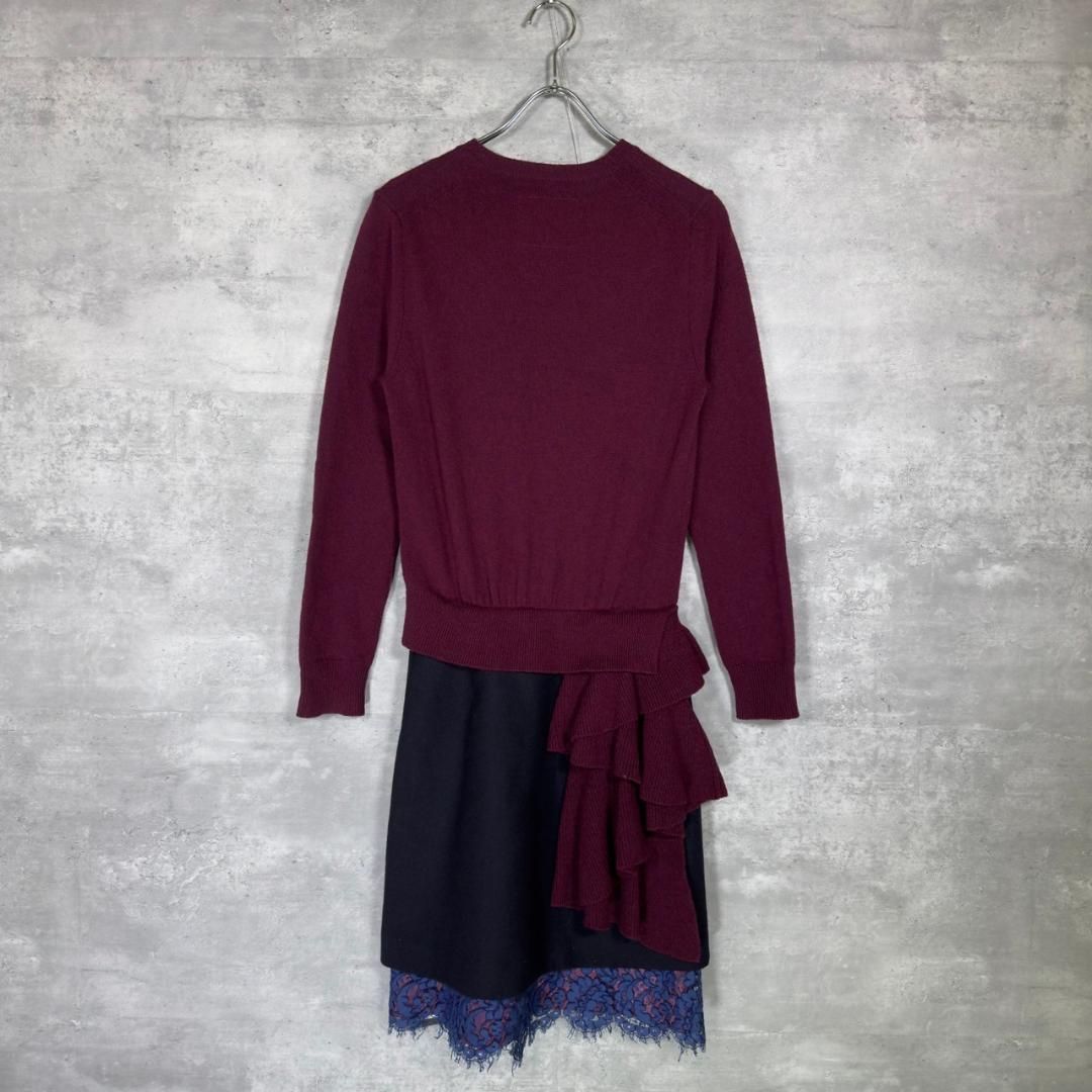 sacai』サカイ (1)ドッキングニットワンピース - メルカリ