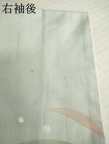 平和屋着物○染めの工房 奈緒音 寺坂ひとみ 結城紬 訪問着 草花文 暈し