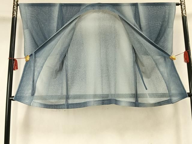 平和屋着物▽道中着 スリーシーズン 春夏秋 塵除け 霞文 正絹 逸品