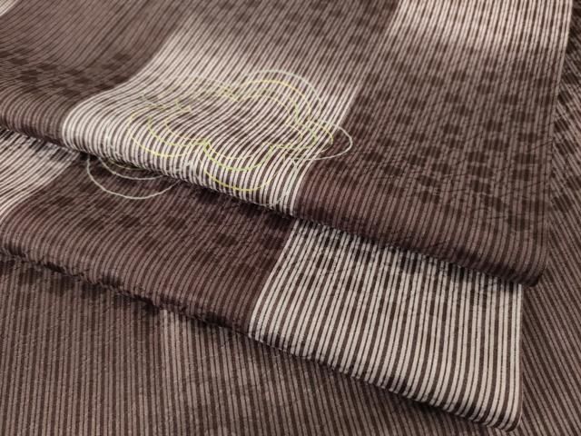 平和屋着物○長襦袢 無双仕立て 市松花文 正絹 逸品 AABC8119ck - メルカリ