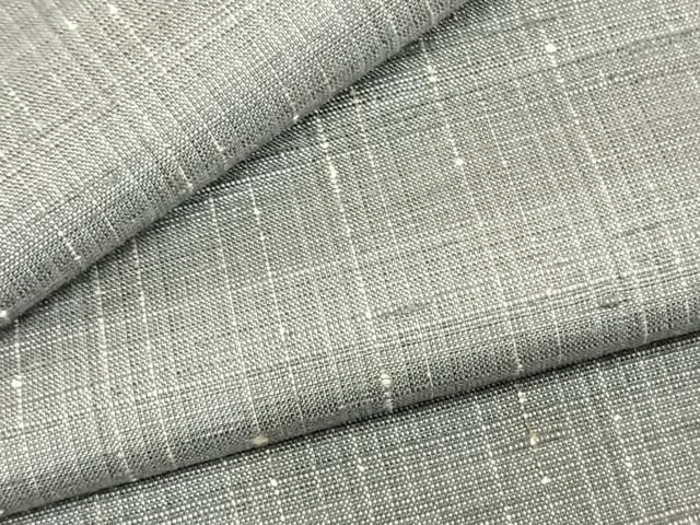 平和屋着物▽上質な紬 単衣 霞文 ますいわ屋扱い 正絹