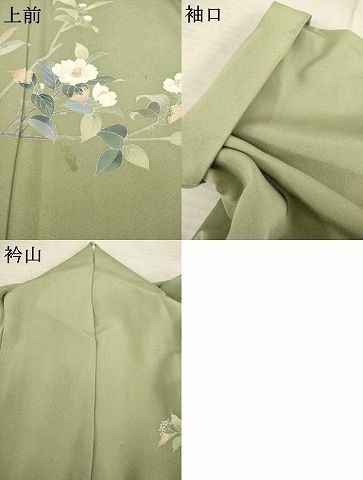 平和屋着物○十日町友禅作家 阿部佳雪 訪問着 枝花文 暈