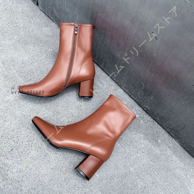 ショートブーツ レディース