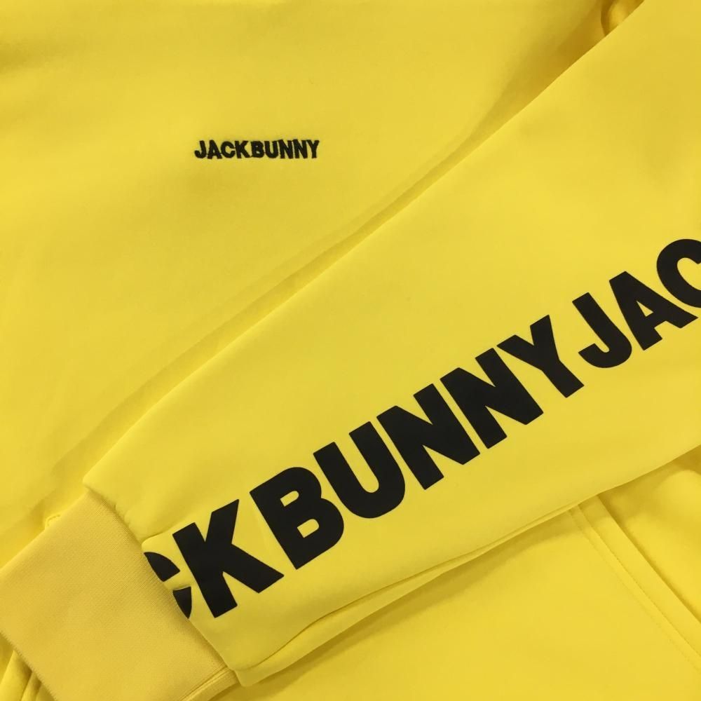 超美品】ジャックバニー パーカー イエロー バックロゴ 裏起毛