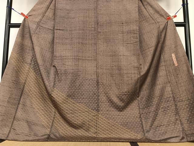 平和屋着物○二代目 川村久太郎 訪問着 紬地 吉祥文 ロング丈