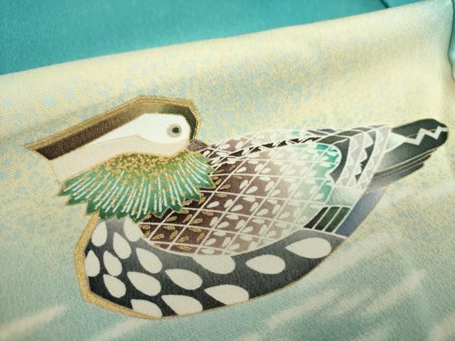 中国大清光緒年製 黄釉青花金魚文小碗 外側に暗刻の双龍戯珠文 骨董品