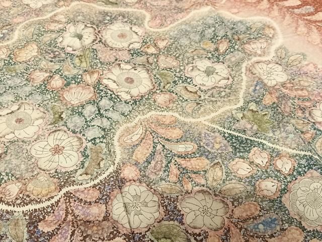 平和屋着物○豪華振袖 辻が花 絞り 暈し染め 金彩 正絹 逸品