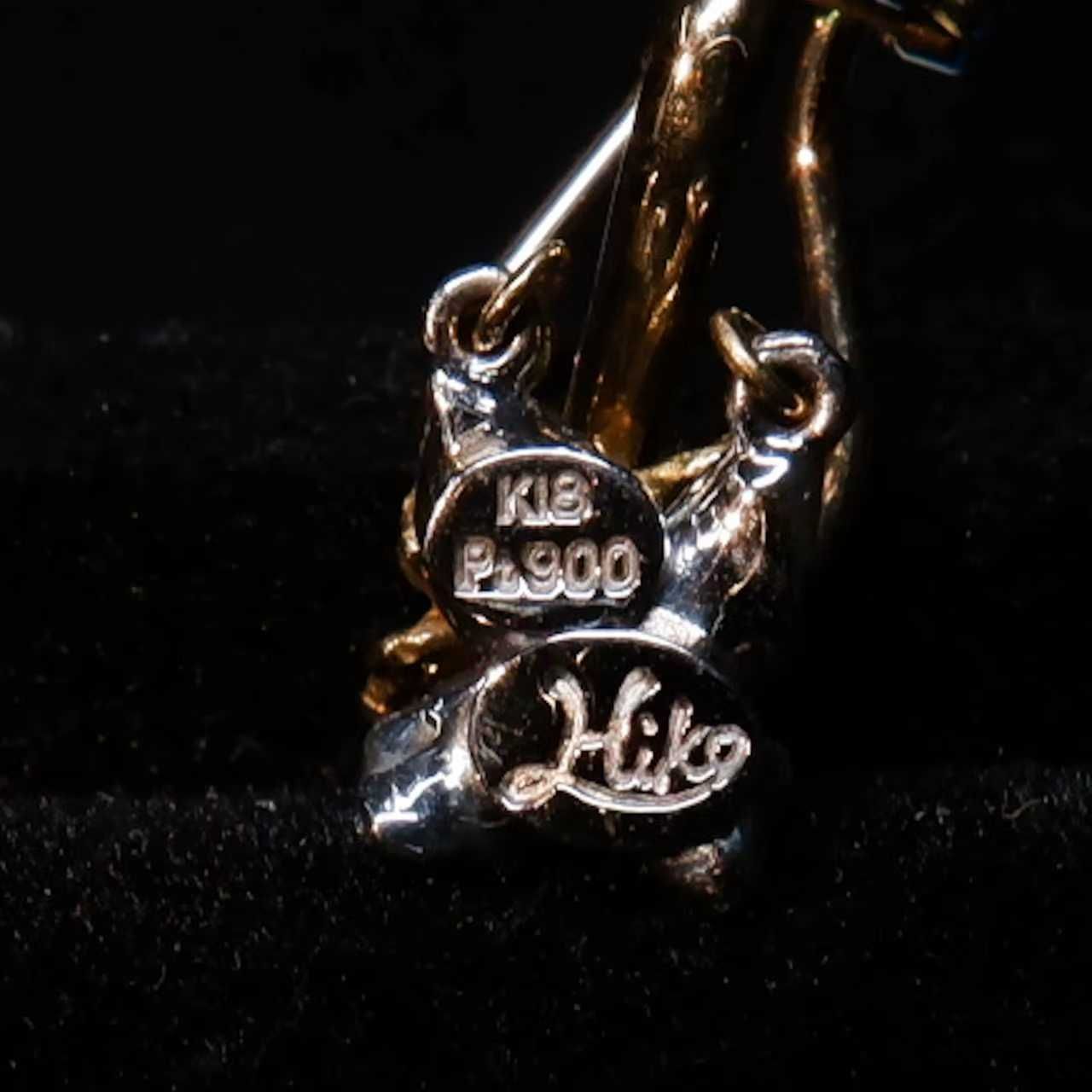 松井久子 イヤリング K18 PT900 5.6g -X10082 FORTGASGNV_COM_BR