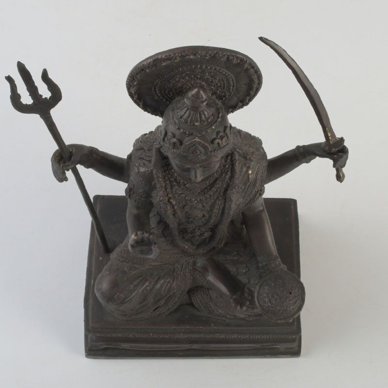 仏教美術 古銅 チベット仏 仏像 置物 C S109 - メルカリ