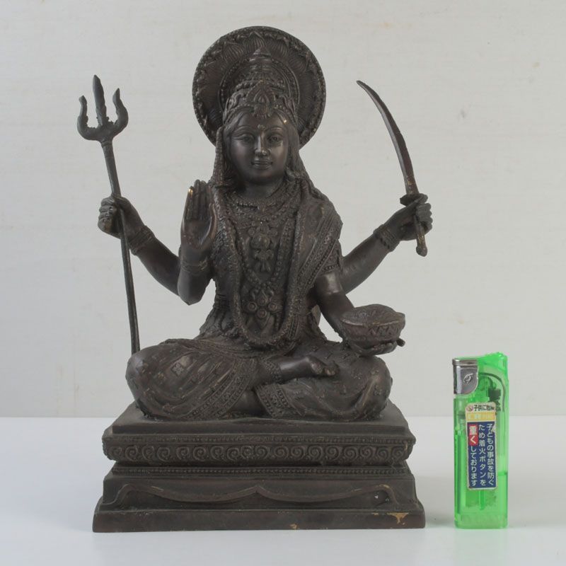 仏教美術 古銅 仏像  置物 仏教美術 古銅 チベット仏 仏像 置物 C S109 - メルカリ