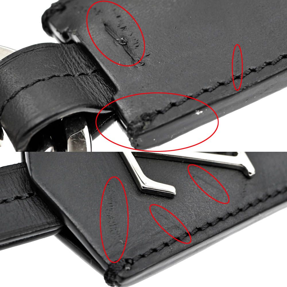 名東】ルイヴィトン キーホルダー クロッシュクレ M68020 シルバー