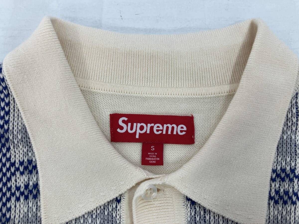 Supreme plaid knit 半袖ポロ Supreme Plaid Knit S S Polo (SS24) - $128