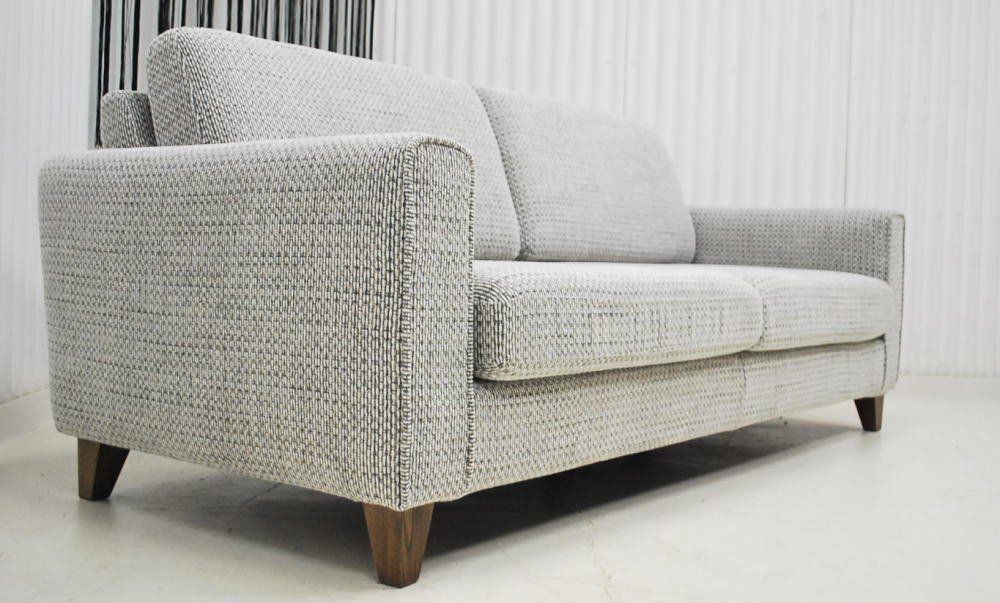 アウトレット 現品限り 一部 大 高品質 ファブリック 布製 ３人掛け トリプル モダンソファー インテリア家具 230119-クレール3p