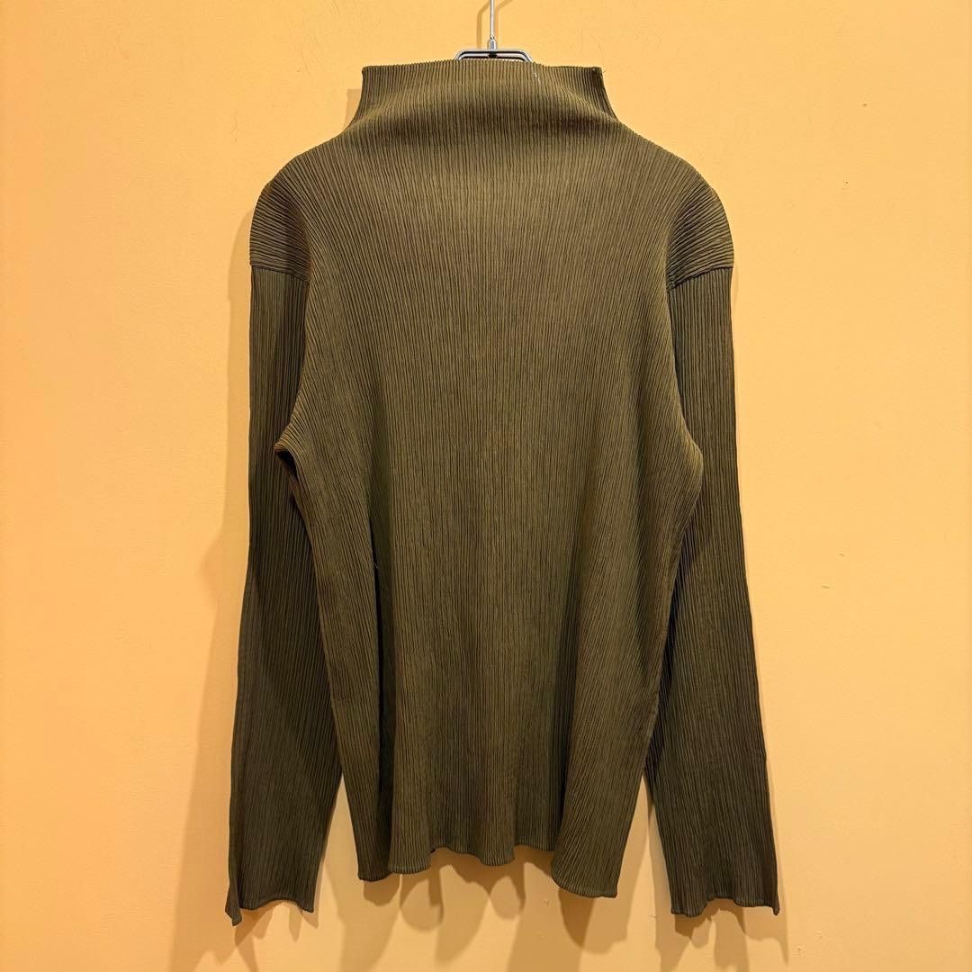 ISSEY MIYAKE アーカイブ グレータグ ハイネックプリーツカットソー み