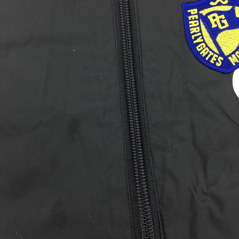 美品】パーリーゲイツ 中綿リバーシブルジャケット 黒×白 複数