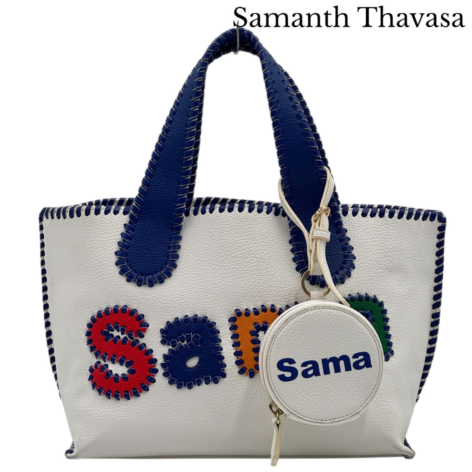 新品未使用/SamanthaThavasa トートバッグポーチ サマンサタバサ Samantha Thavasa Samantha Green ポーチ付きデニム