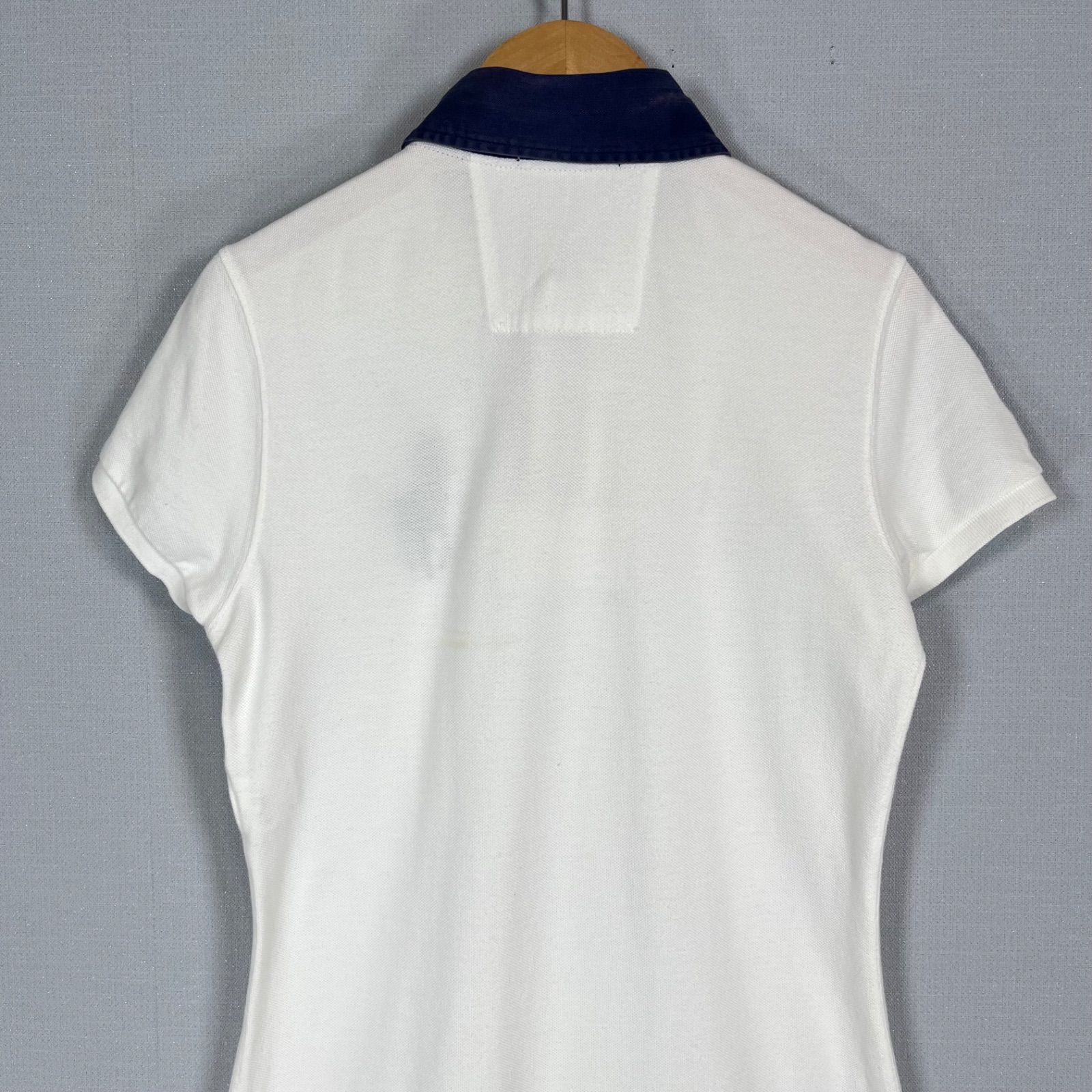 ポロラルフローレン　シャツワンピース　ホワイト　ポニー刺繍 ポロラルフローレン シャツワンピース ポニー刺繍 中村アン着用