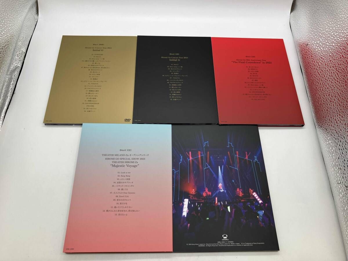 郷ひろみ DVD Hiromi Go Concert Tour 2024 Initial G(完全生産