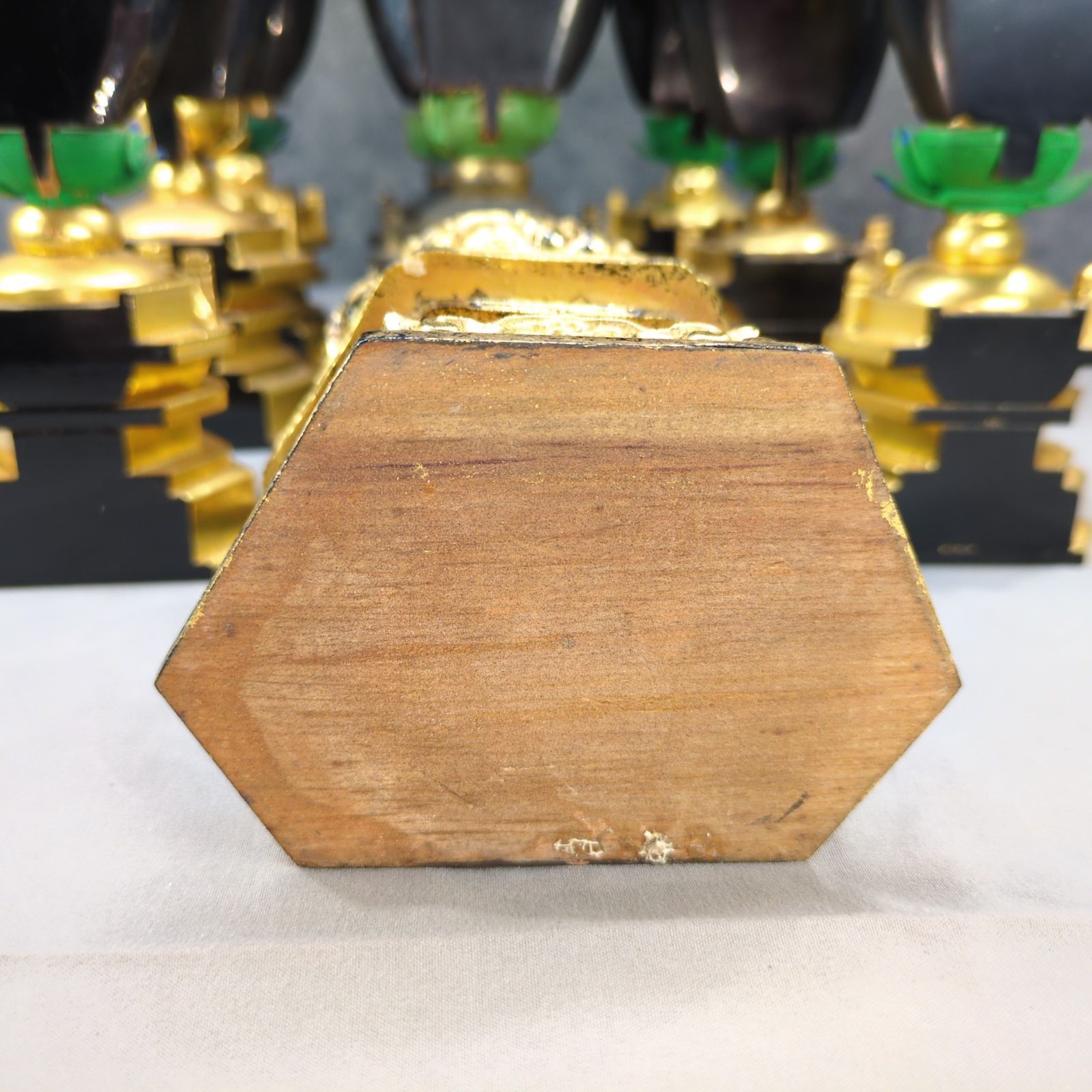 木製 金箔仕上げ 阿弥陀如来他 仏像 9体セット A557 - メルカリ