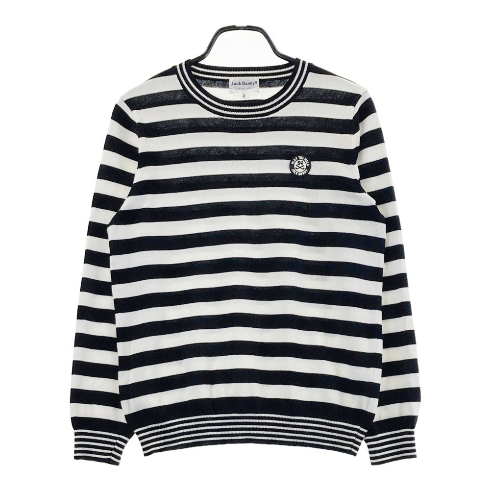 サイズ：2 JACK BUNNY ジャックバニー 長袖ニットセーター ボーダー柄